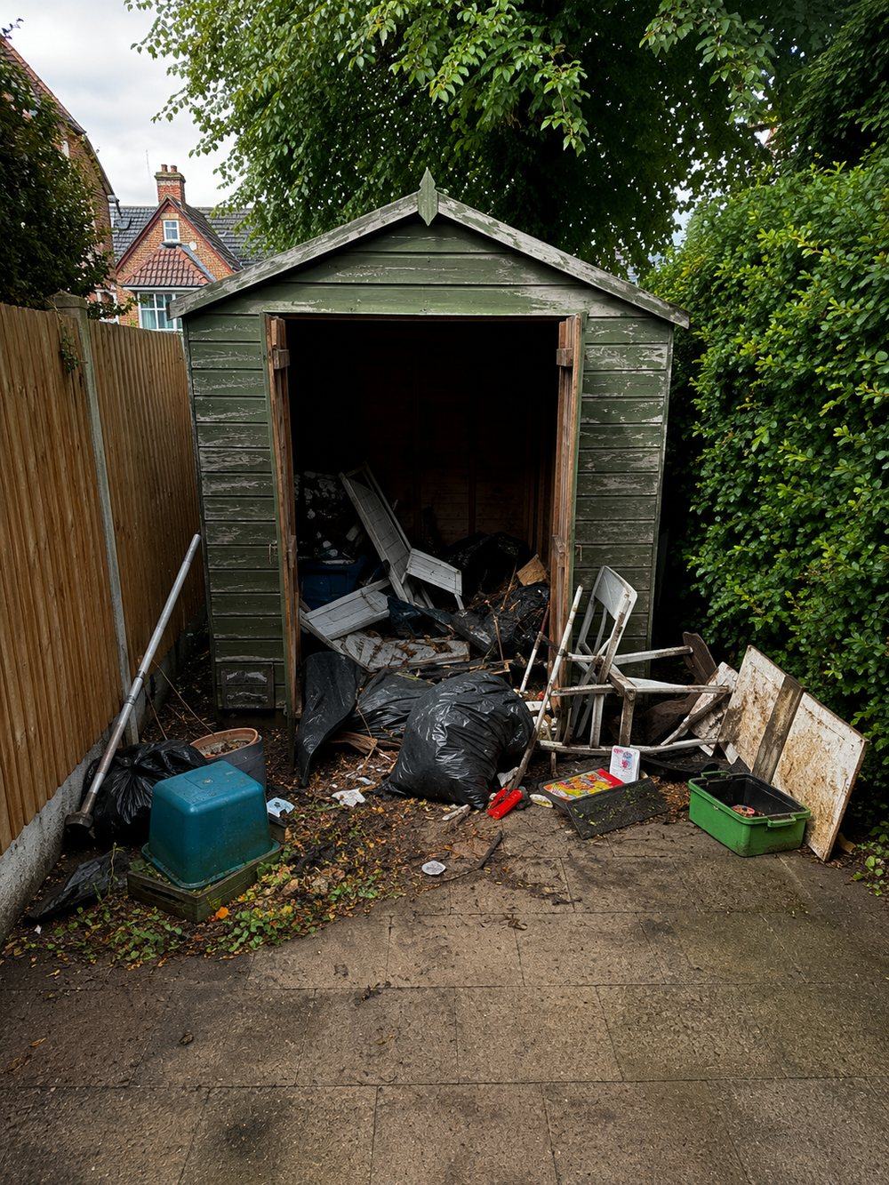 Garden & shed clearance before clearance